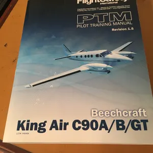 Beechcraft C90A, C90B & C90GT Pilot Training Manual.